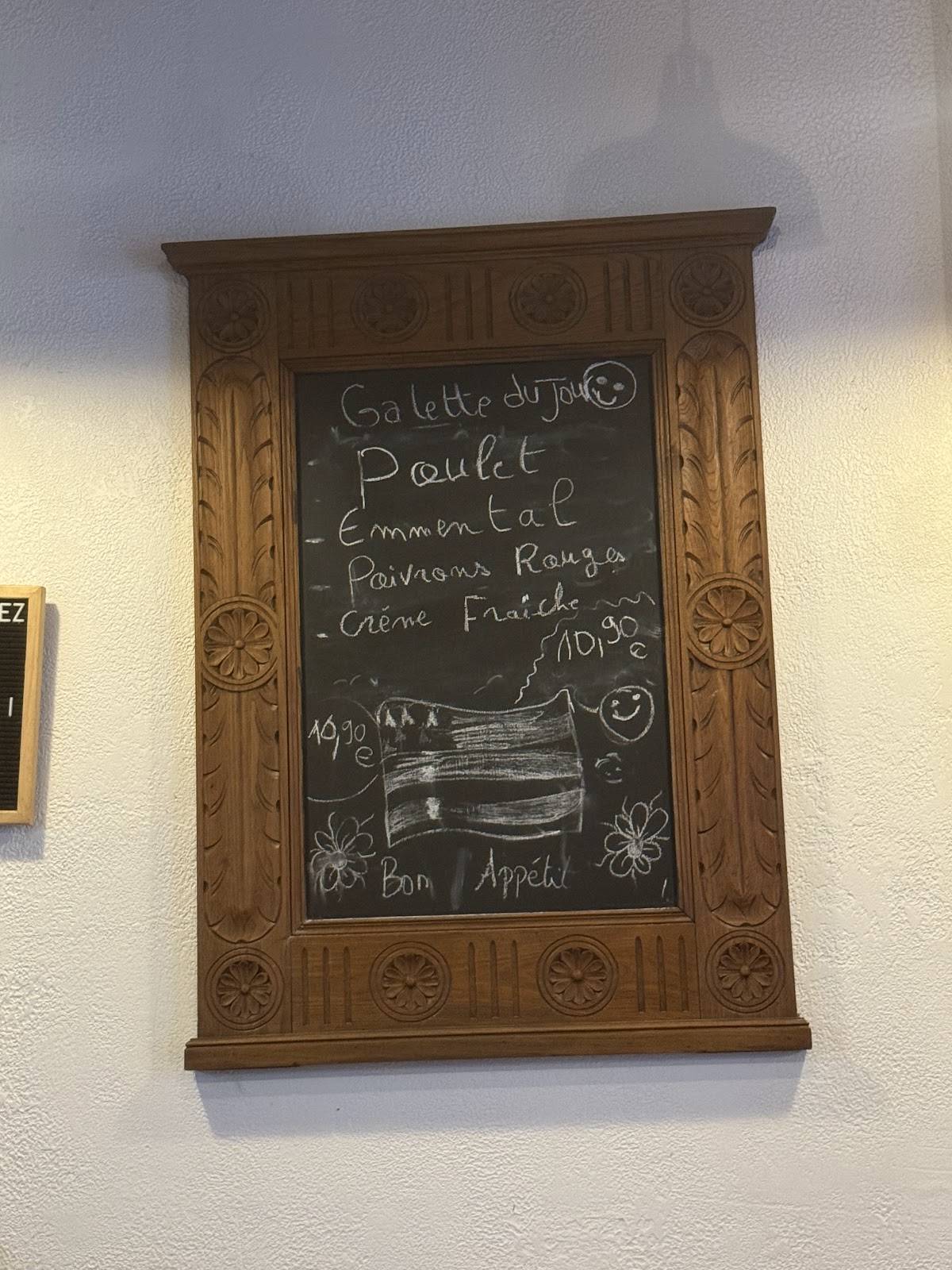 Menu de Crêperie Mad'eo!