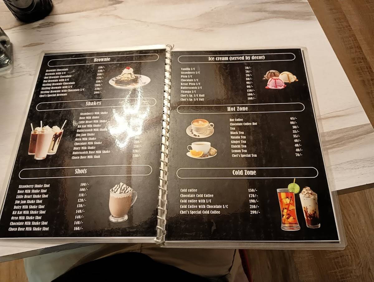 Crispia Inn menu