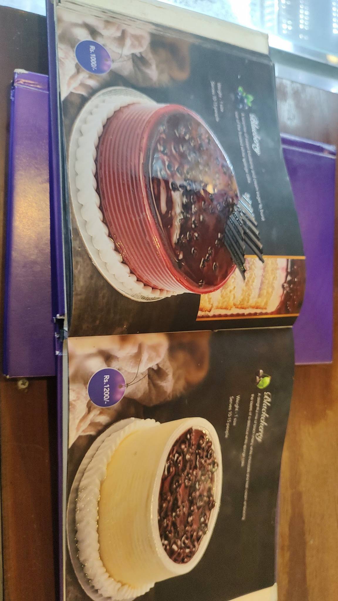 CutiePie Cakes menu