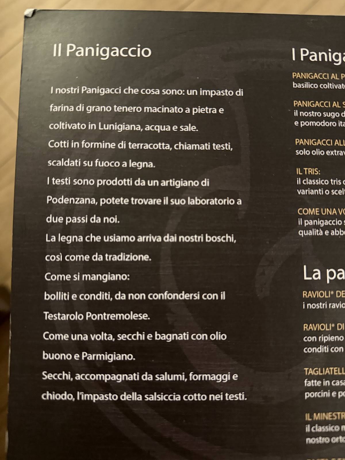 Menu di Da Gambin 