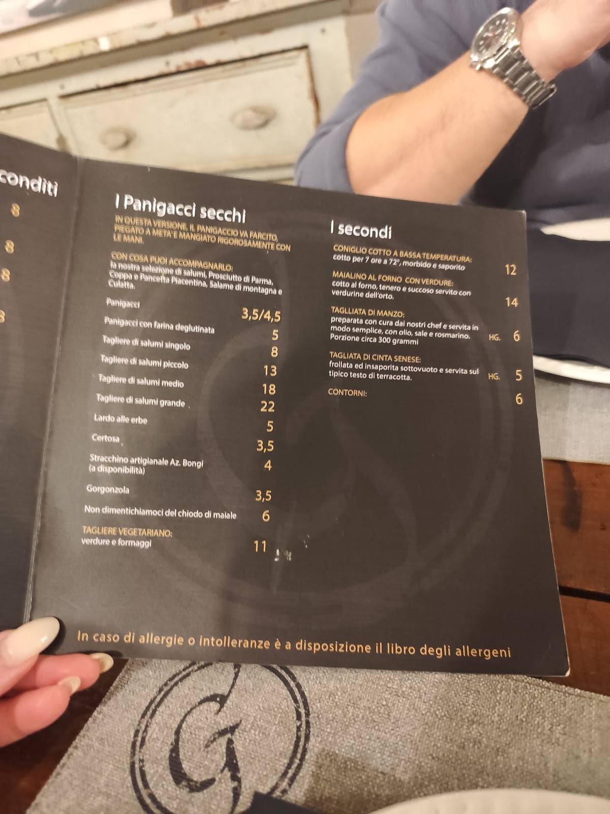 Menu di Da Gambin 