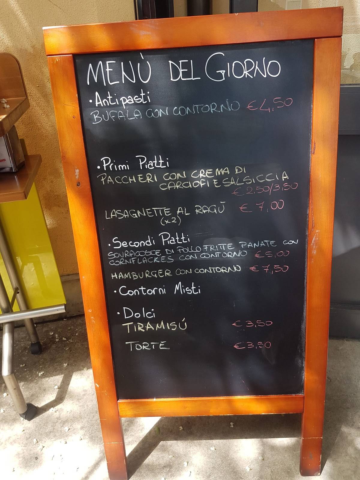 Menu di Dam Bar & Tavola Calda 