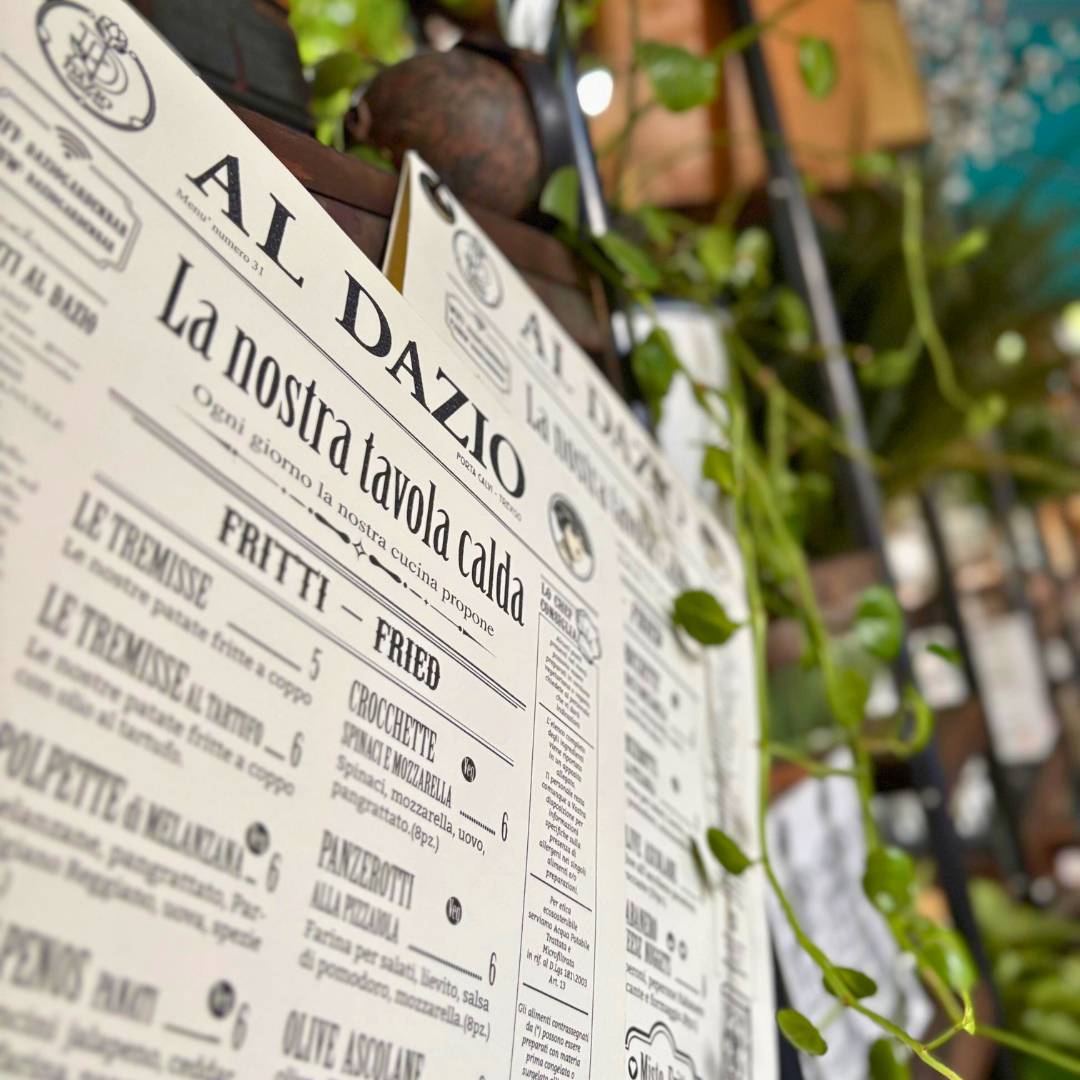 Menu di Dazio Garden Bar 