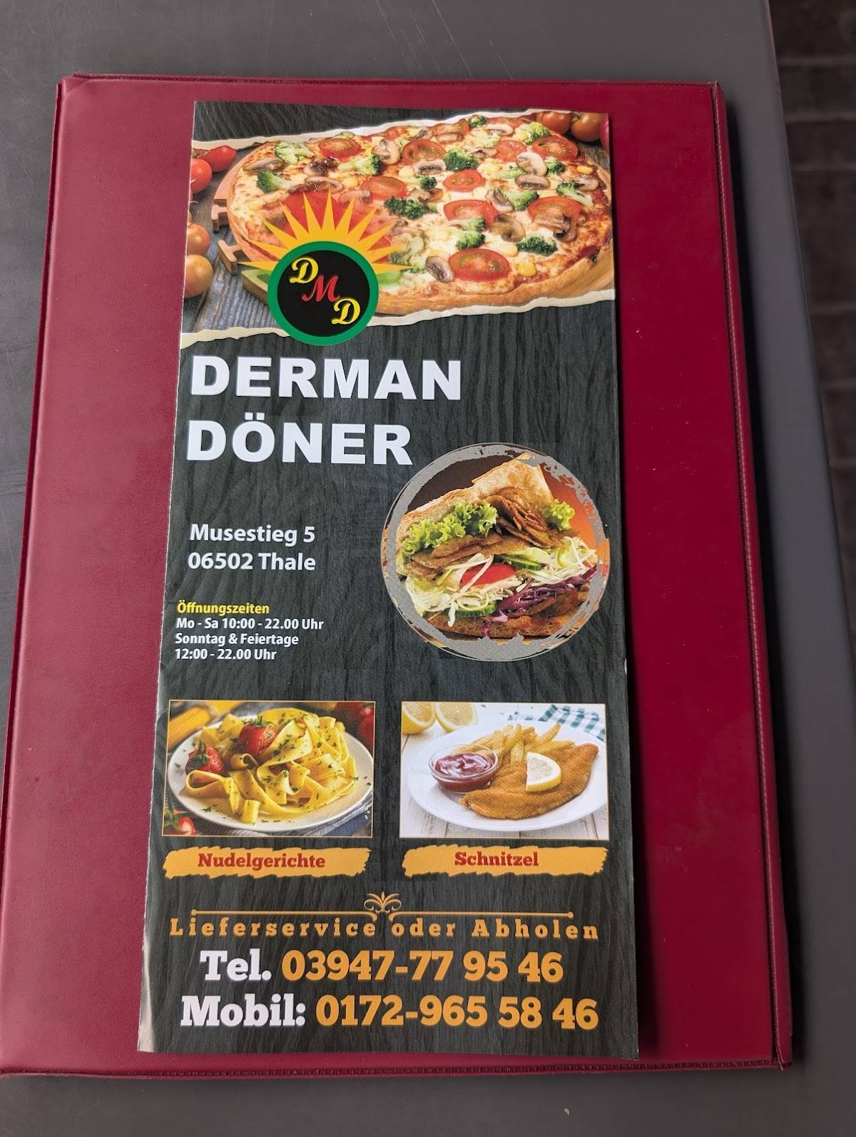 Menu de Derman Döner
