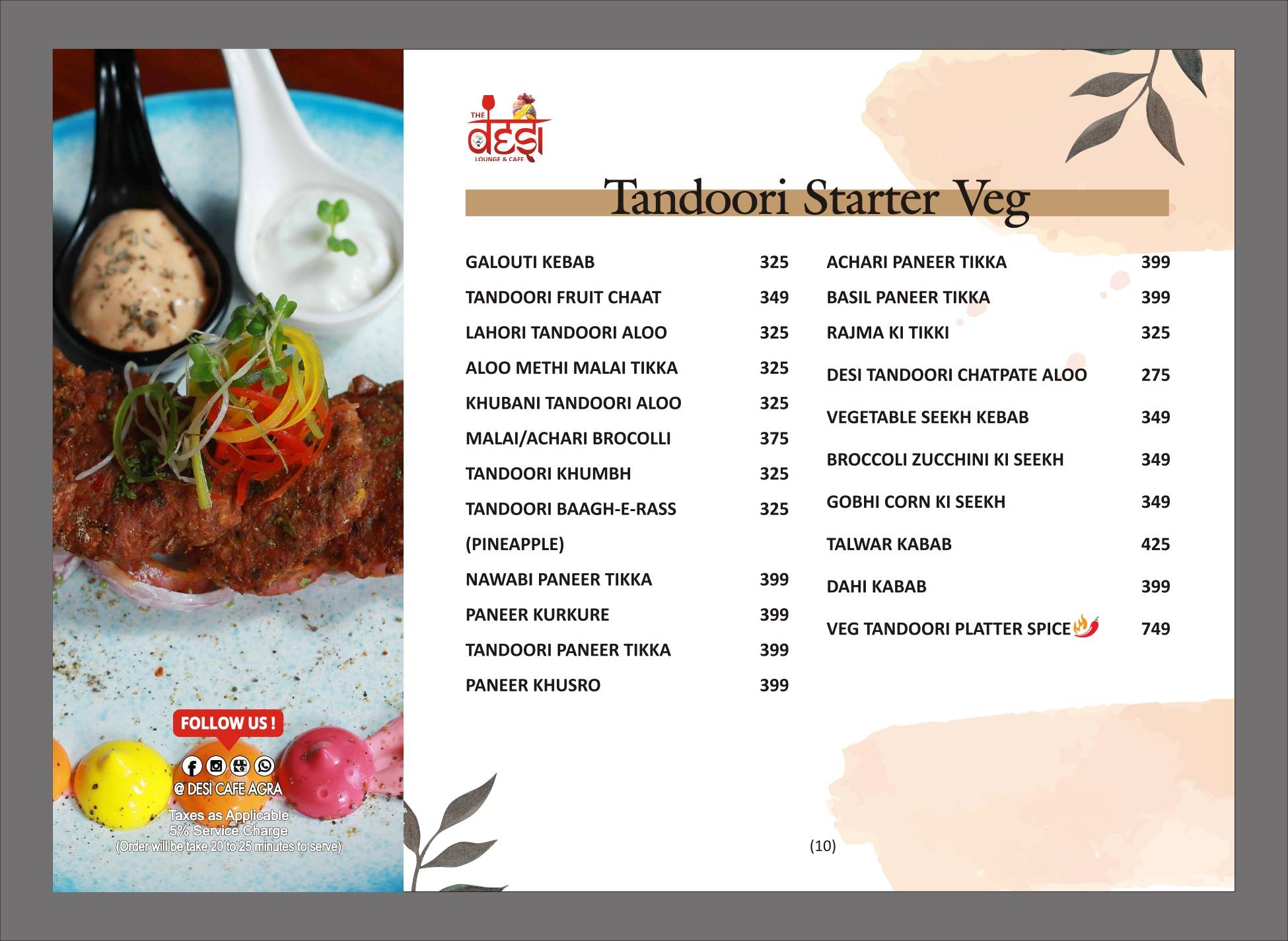 NUCLER - Ex Desi Cafe menu