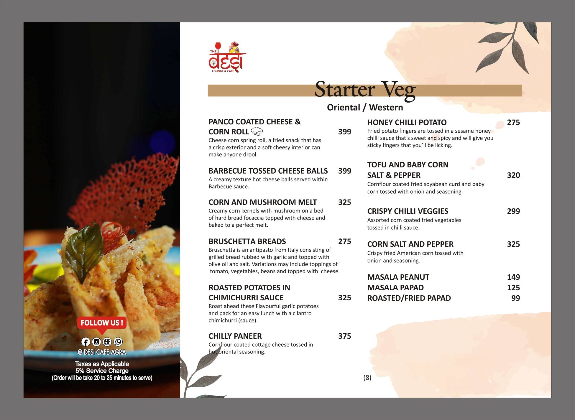 NUCLER - Ex Desi Cafe menu