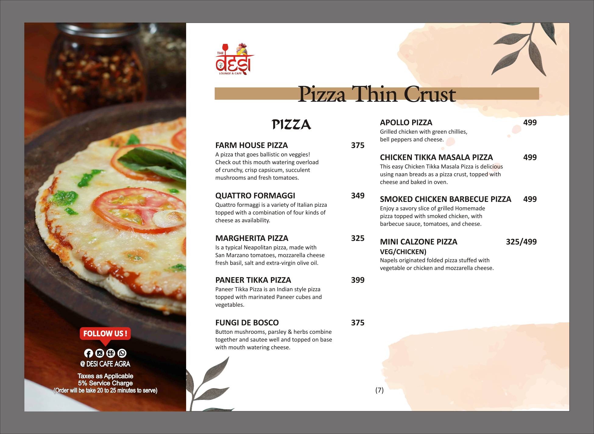 NUCLER - Ex Desi Cafe menu