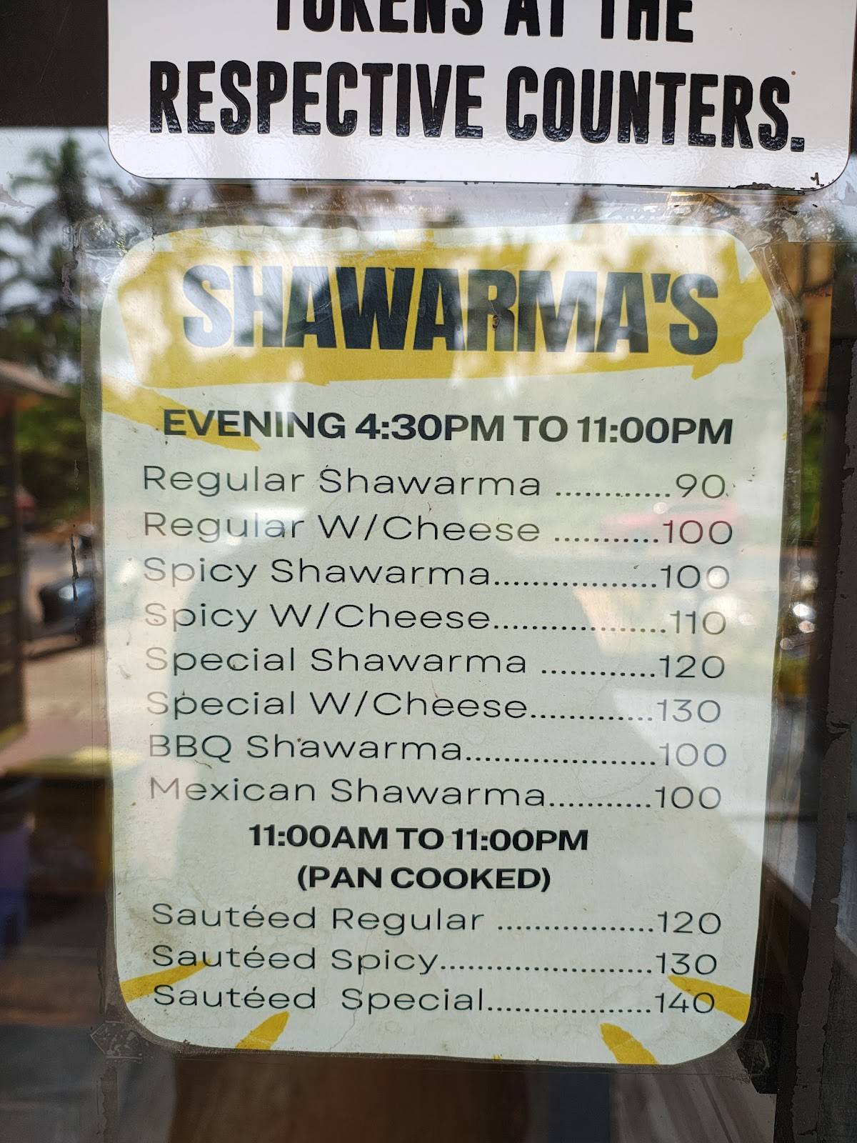 Dessi Cuppa Goa menu