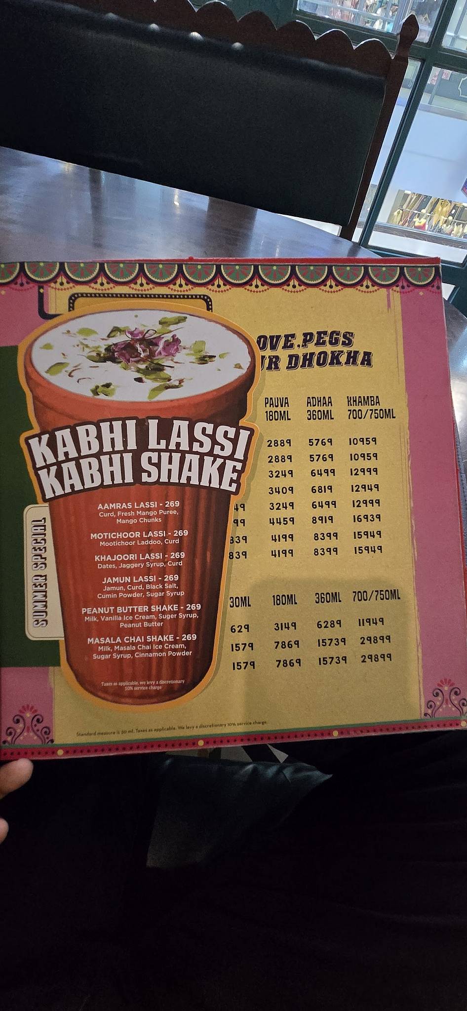 Dhaba Estd 1986 Delhi menu