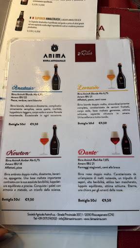Menu di La Ronde Domaso 