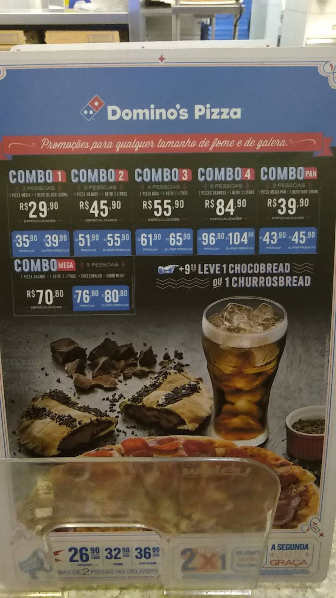 Domino's Pizza cardápio