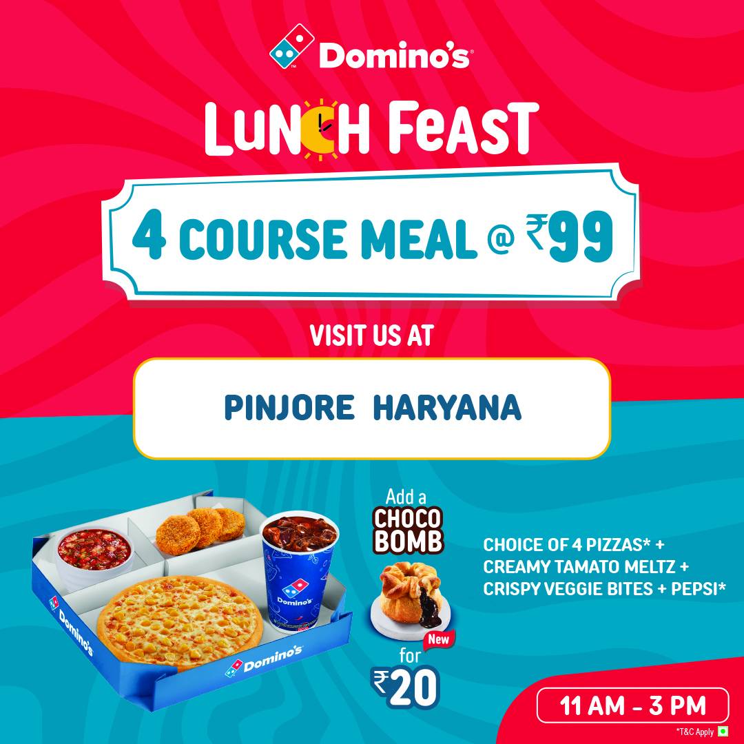Domino's Pizza Tehsil Kalka, Pinjore menu