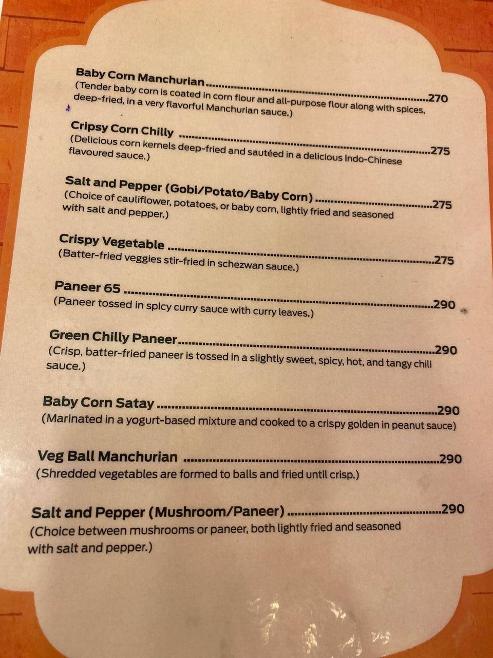 Dwarkamai Pure Veg Restaurant menu