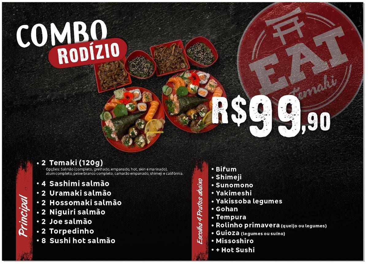 Eat temaki Botucatu cardápio