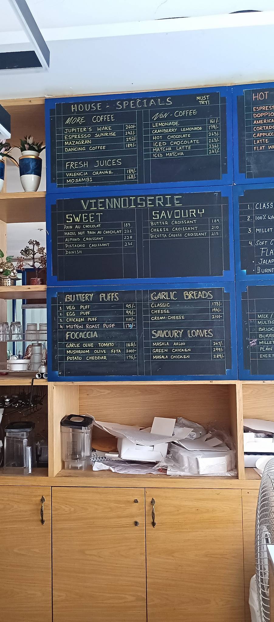 Edith's Baking menu