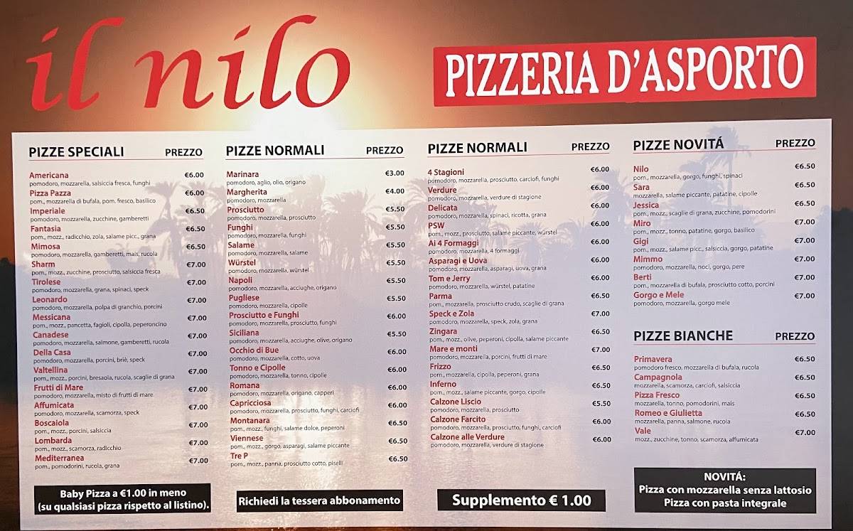 Menu di El Lehleh Ayman 