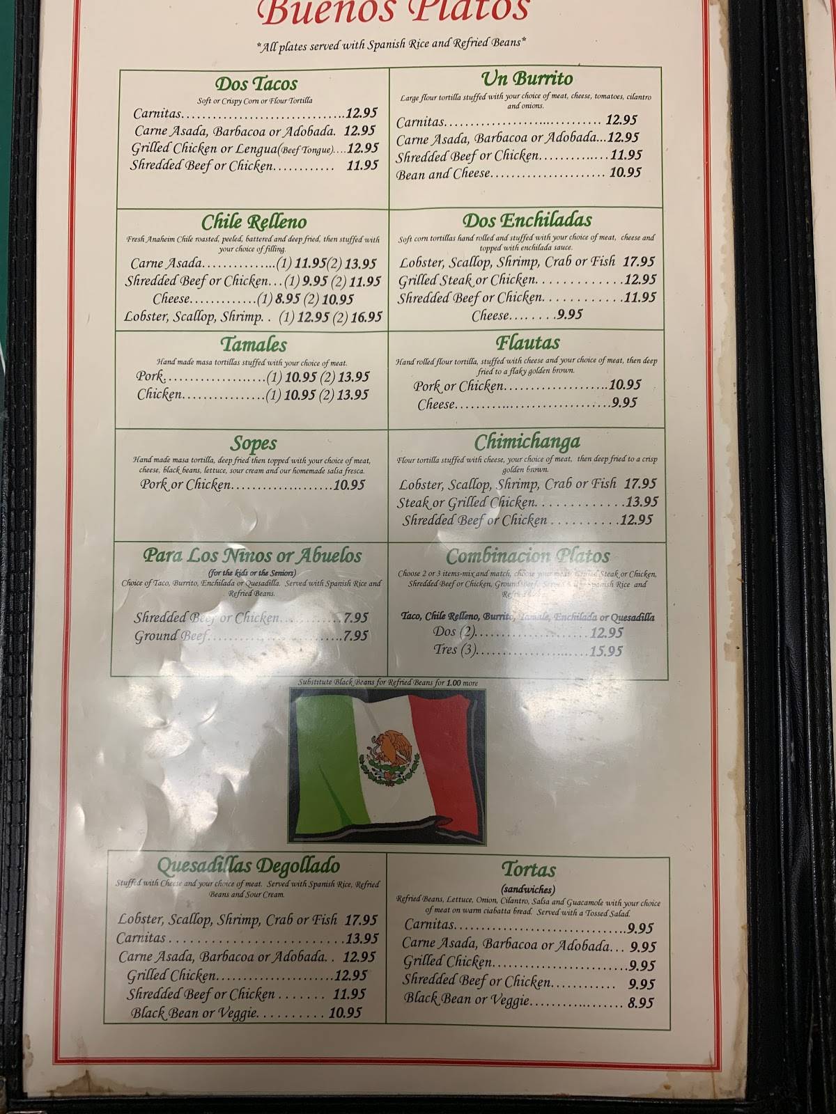 El Mariachi Menu Kaneohe - ezgvi3d