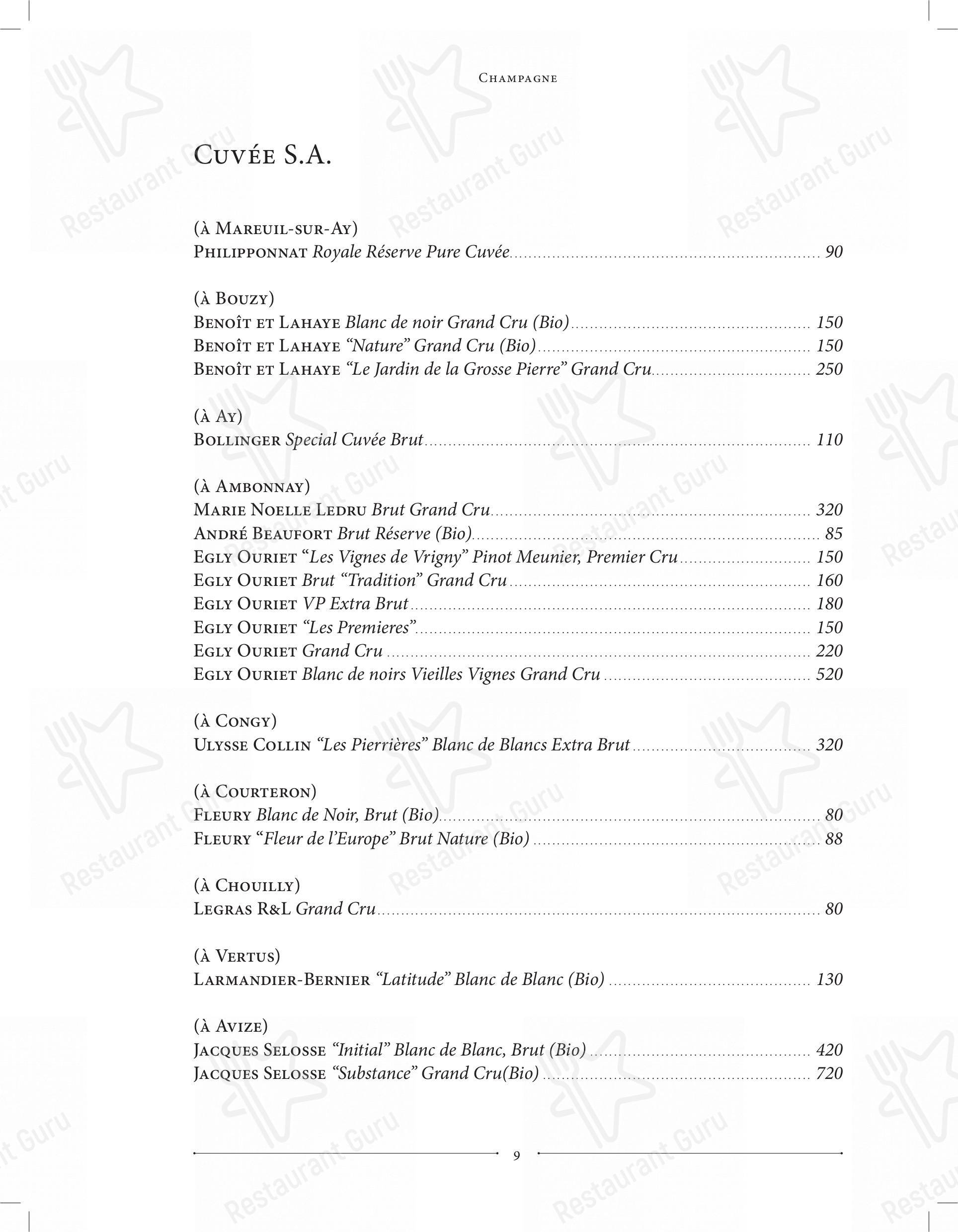 Menu di Emma - Коктейльная карта