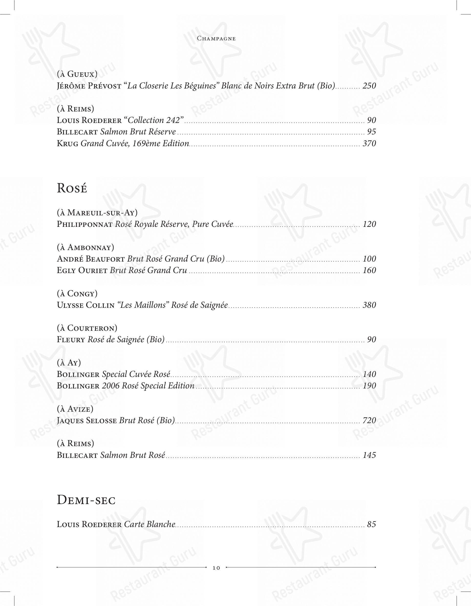 Menu di Emma - Коктейльная карта