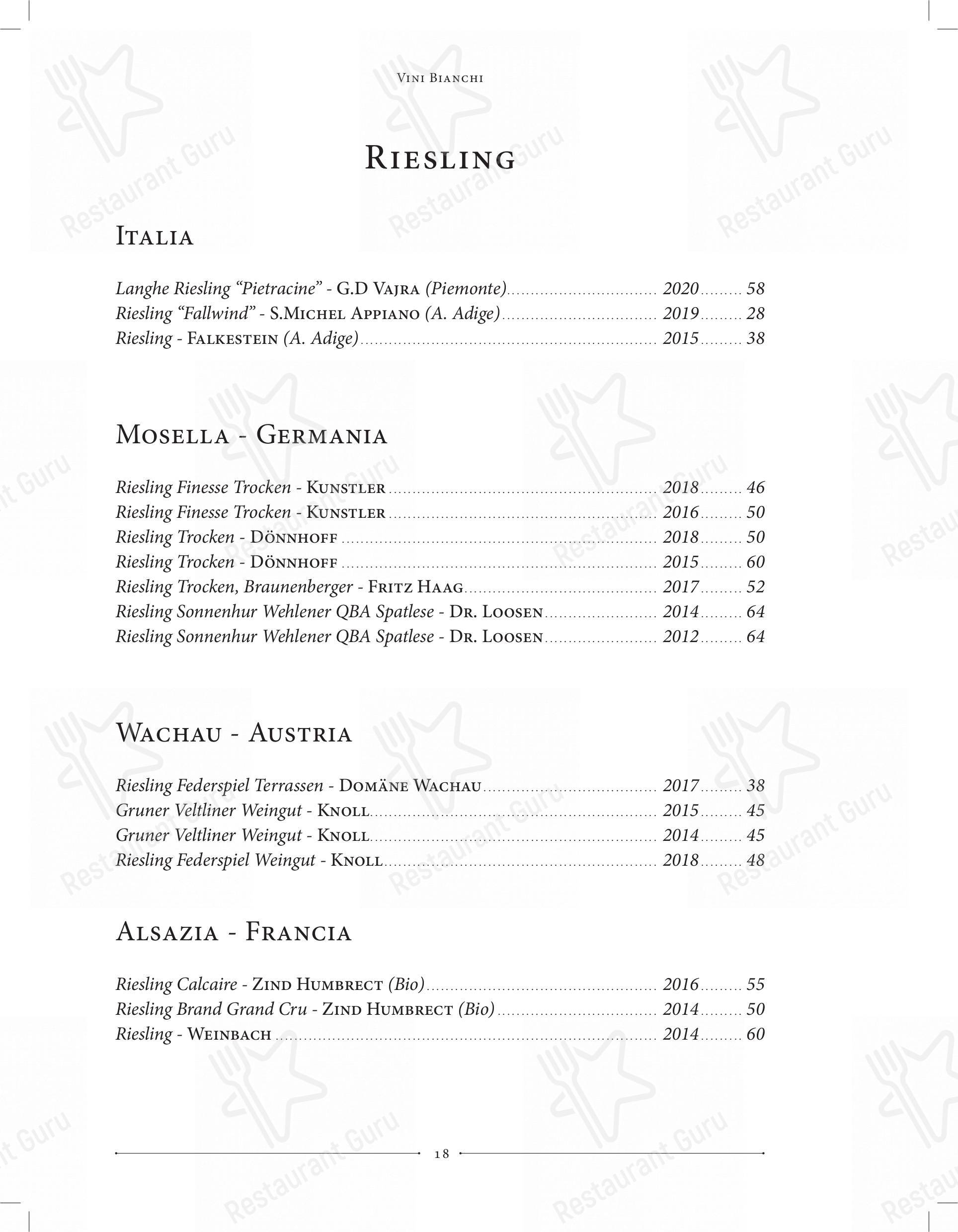 Коктейльная карта per Emma in Roma