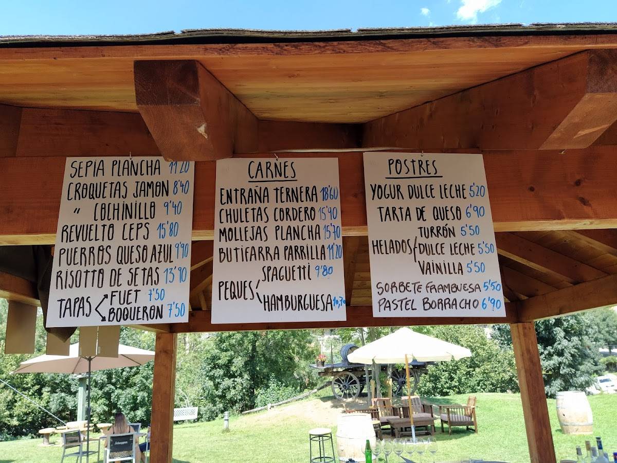 Carta del restaurante FANDANGO, Salardú, Mòla del Salardú