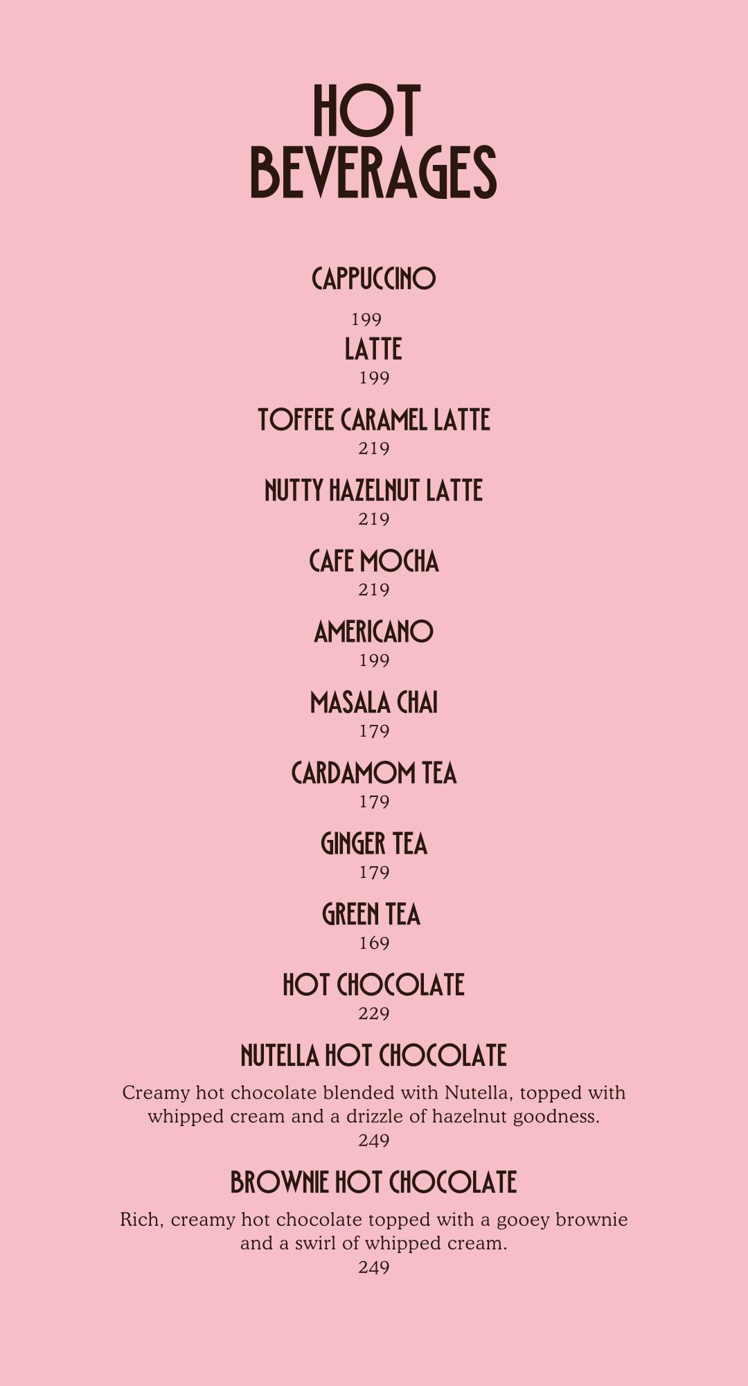 FO- Food Overloded menu