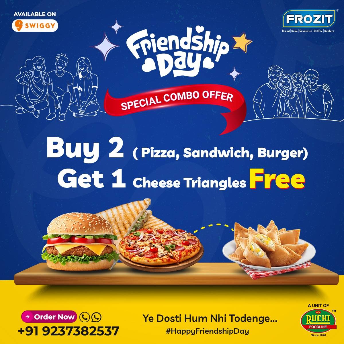 FROZIT menu