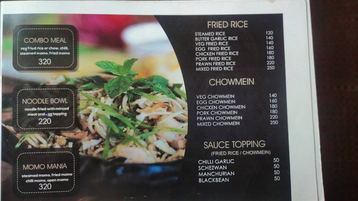 Menu at FUNKY BUDDHA, Dimapur