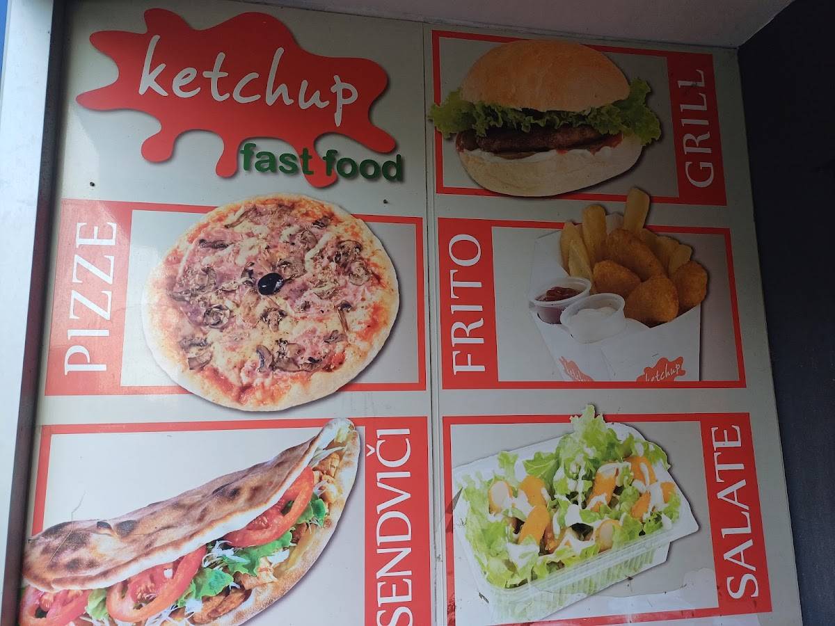 Menu di Fast Food Ketchup 