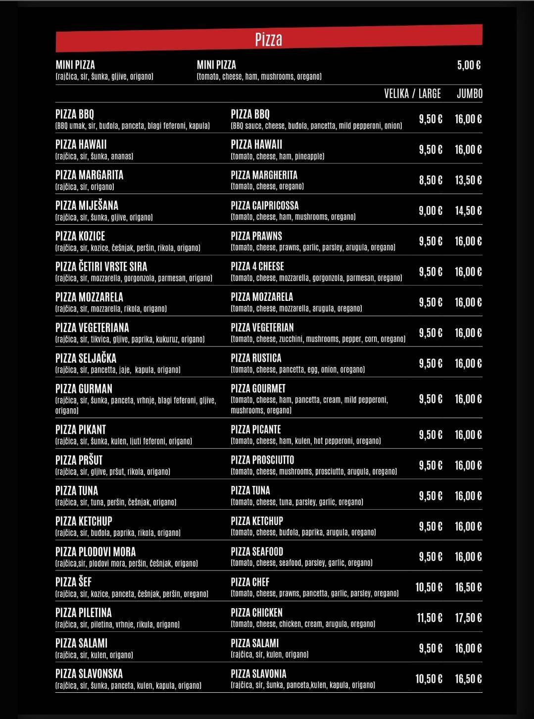 Menu di Fast Food Ketchup 