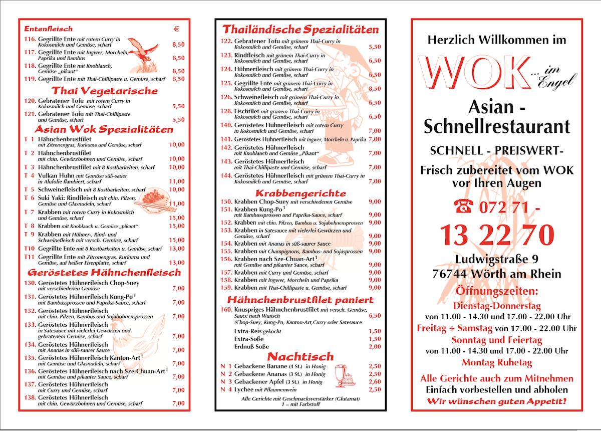 Wok In Vohrum Preise
