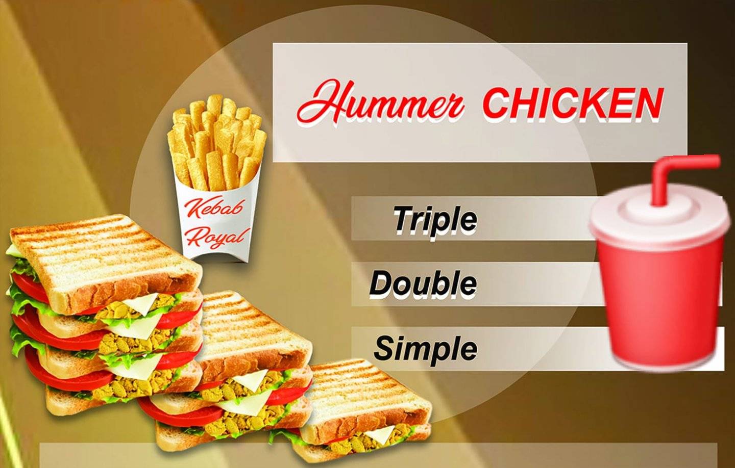 Menu de Royal Kebab