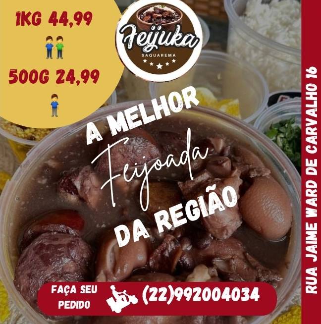 Feijuka curicica cardápio