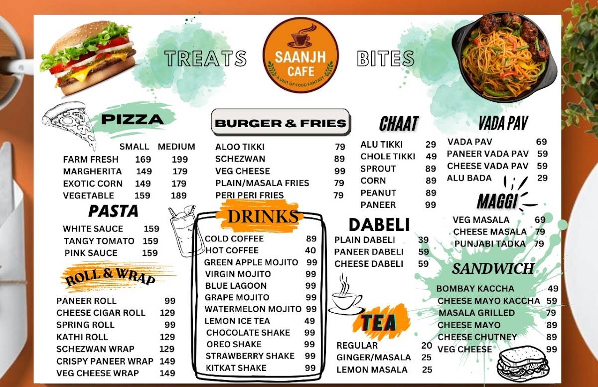 Food Fantasy Veg Restaurant menu