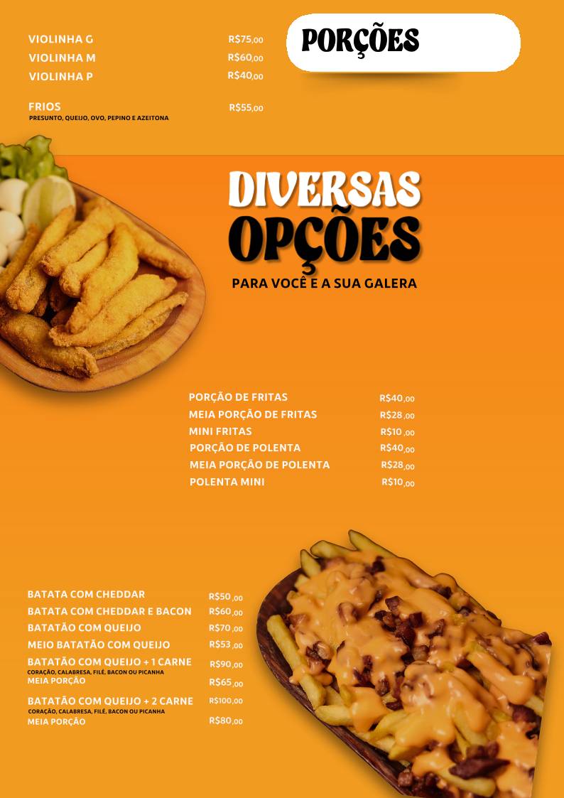 Free Way Lanches cardápio