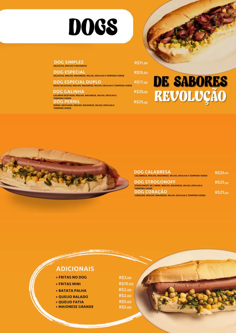 Free Way Lanches cardápio