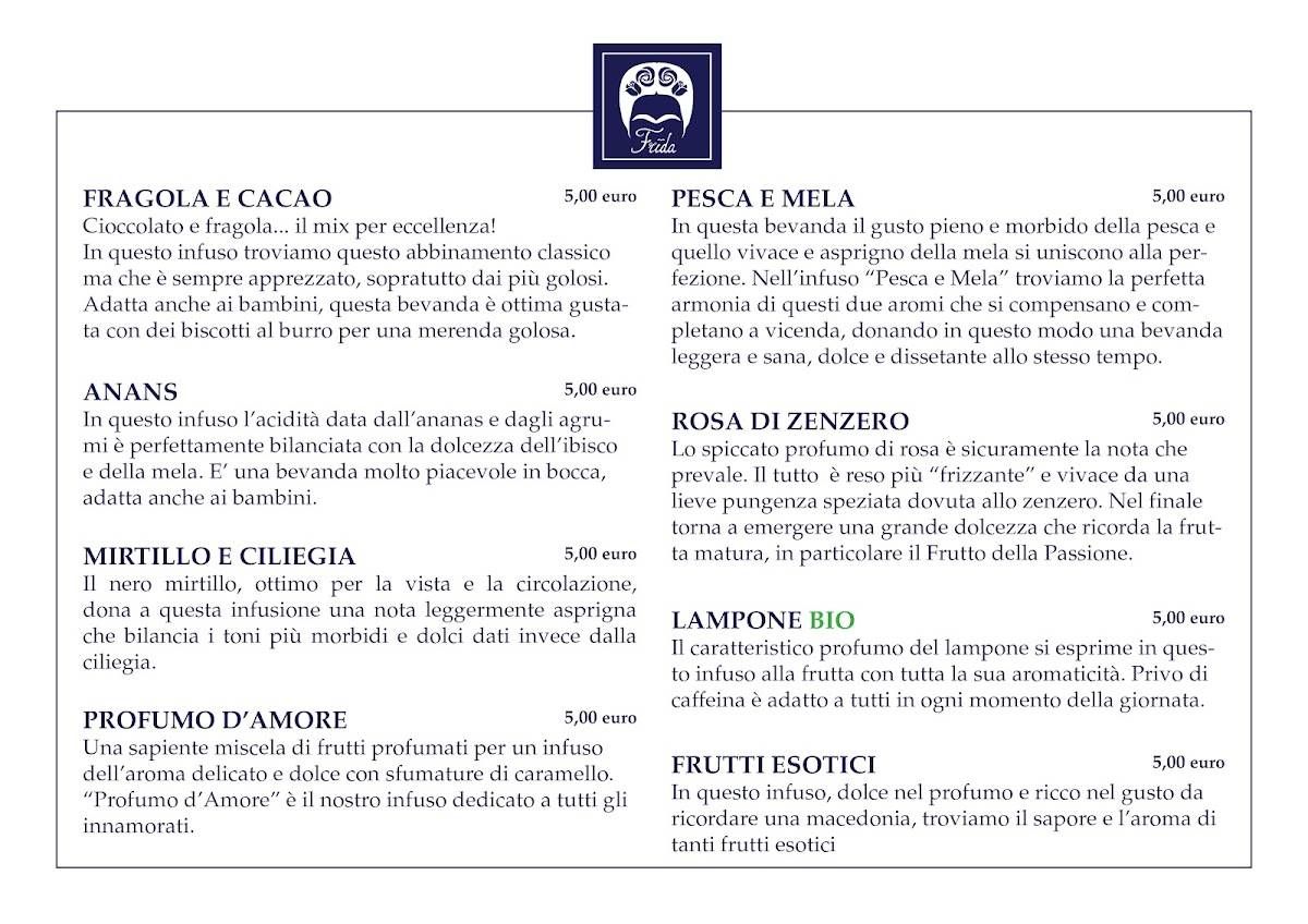Menu di Frida Pasticceria 