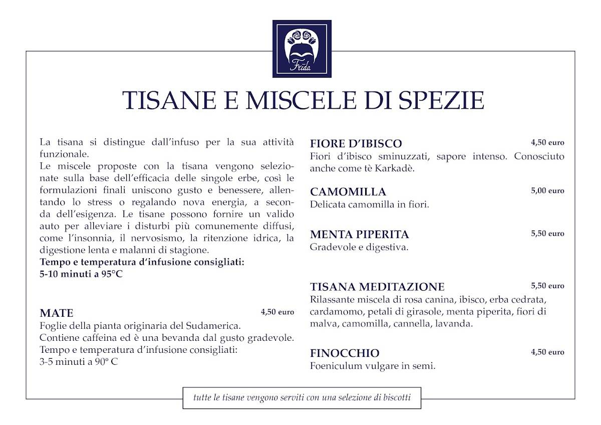 Menu di Frida Pasticceria 