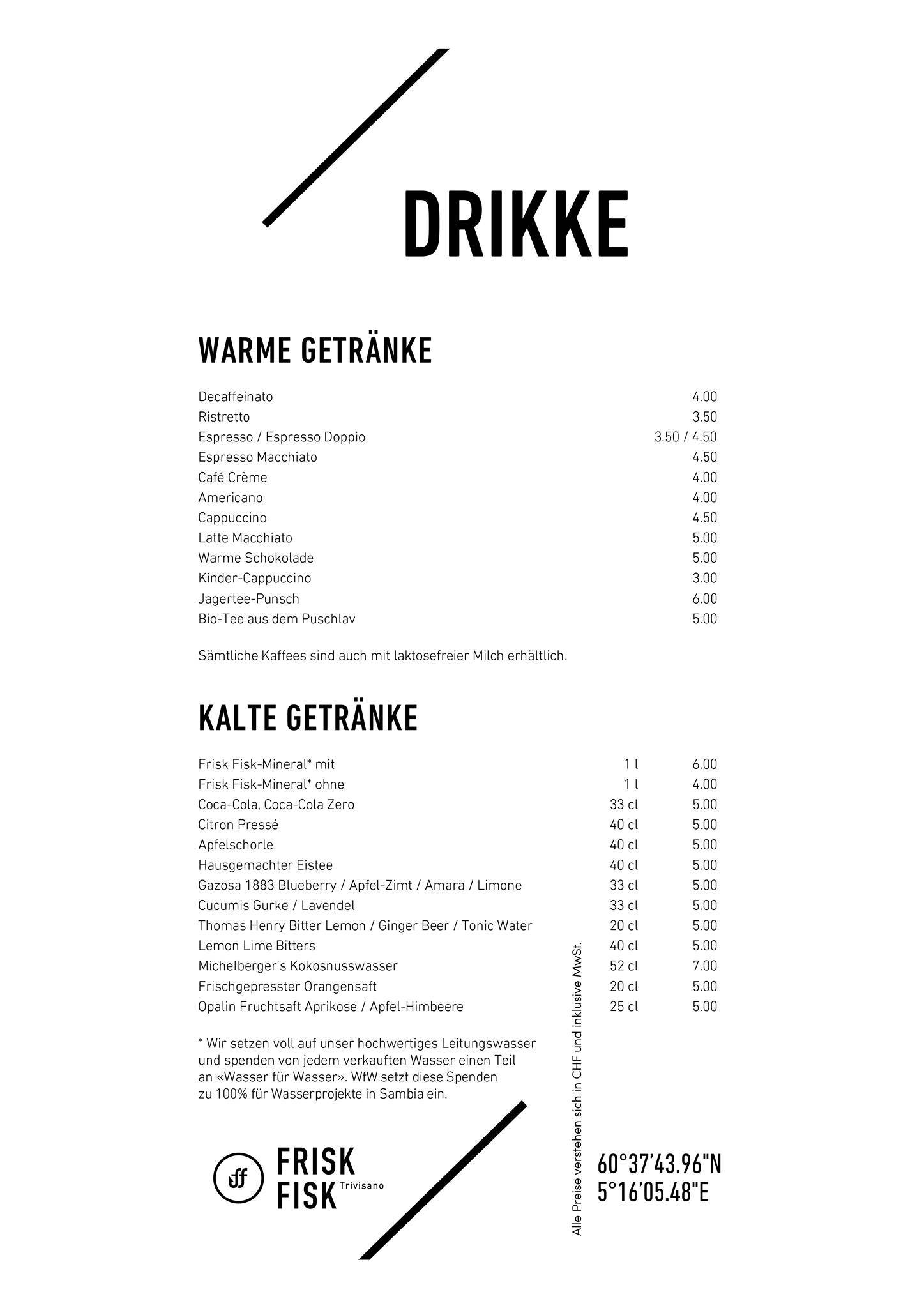 Menu di Frisk Fisk 