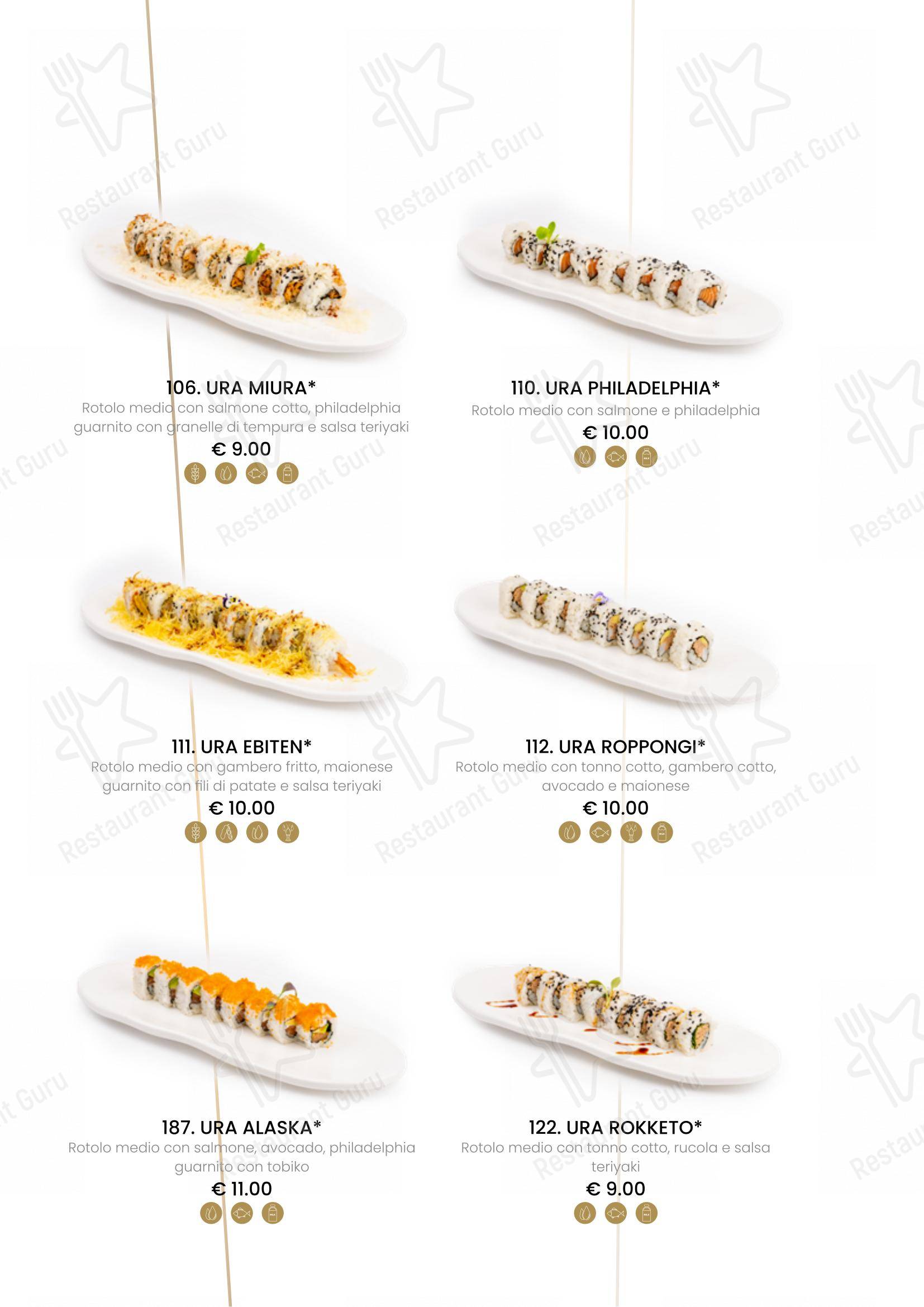 Основное меню per Ristorante Fuji Sushi in Vercelli