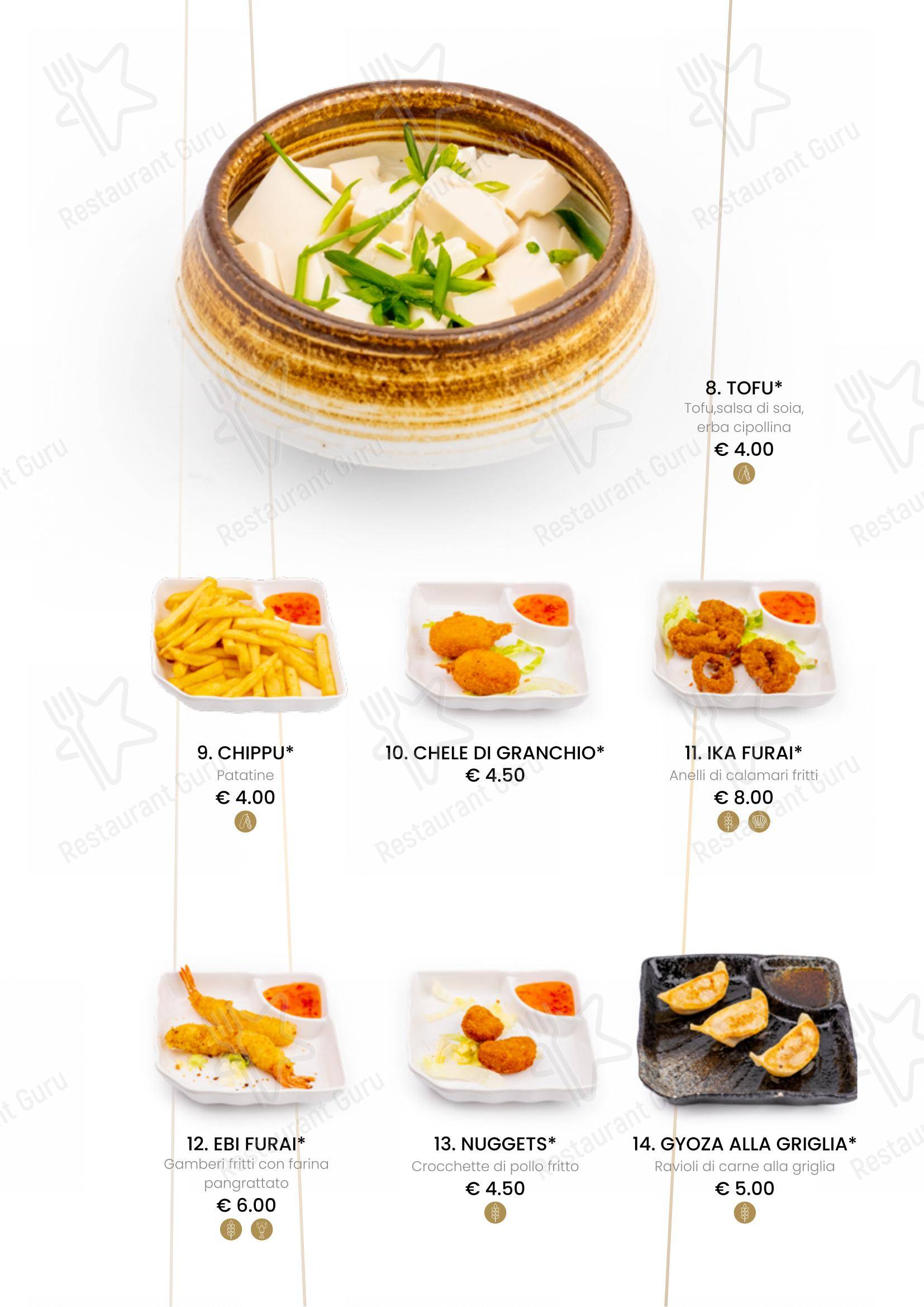 Menu di Ristorante Fuji Sushi - Основное меню