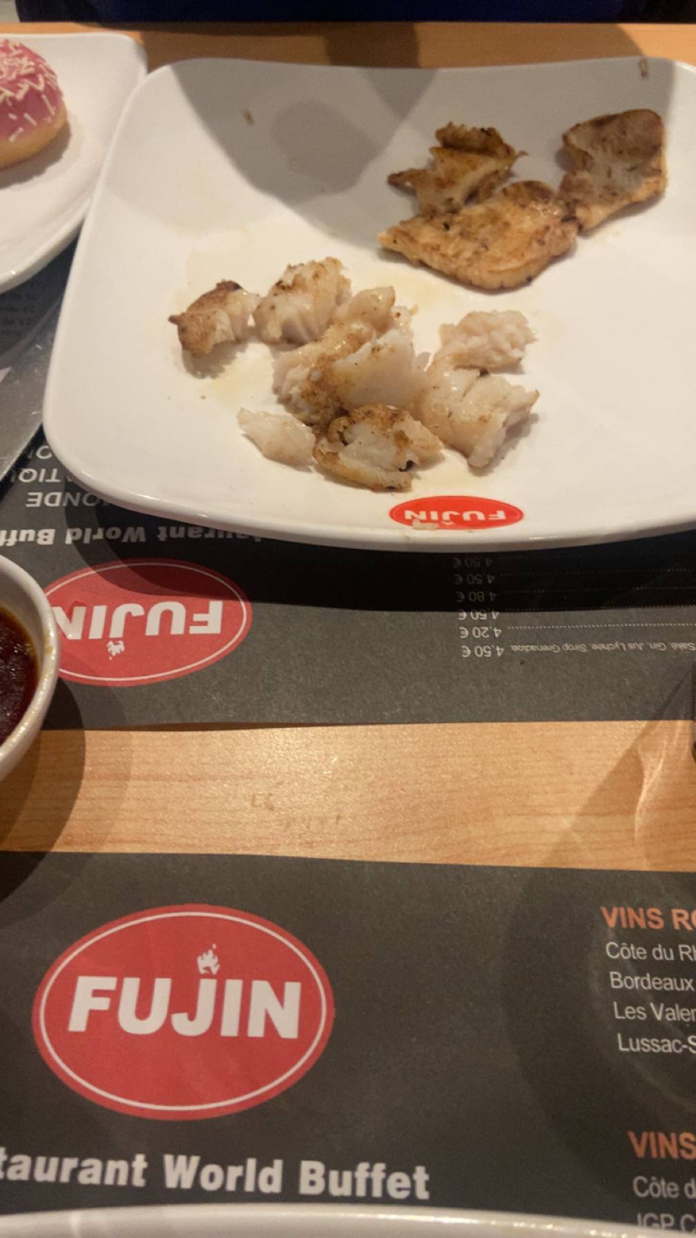 Menu de Fujin