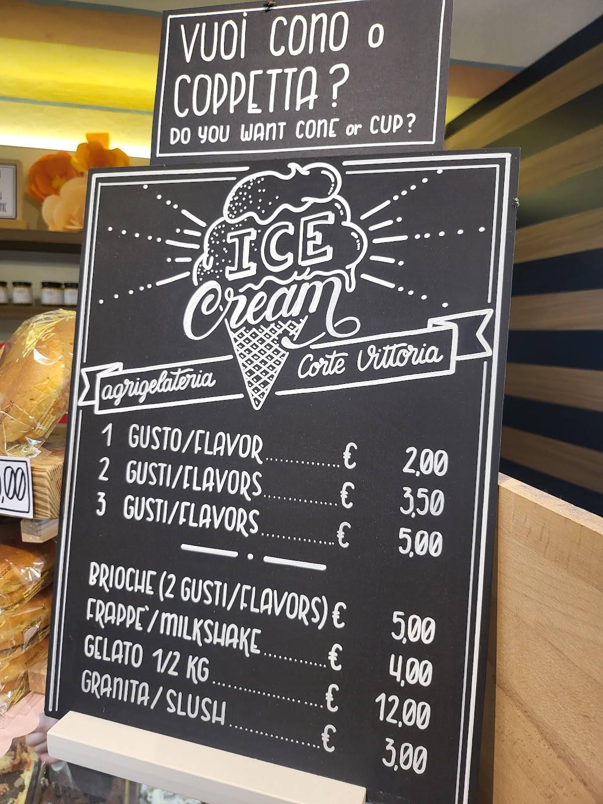 Menu di Gelateria Borgo Antico 