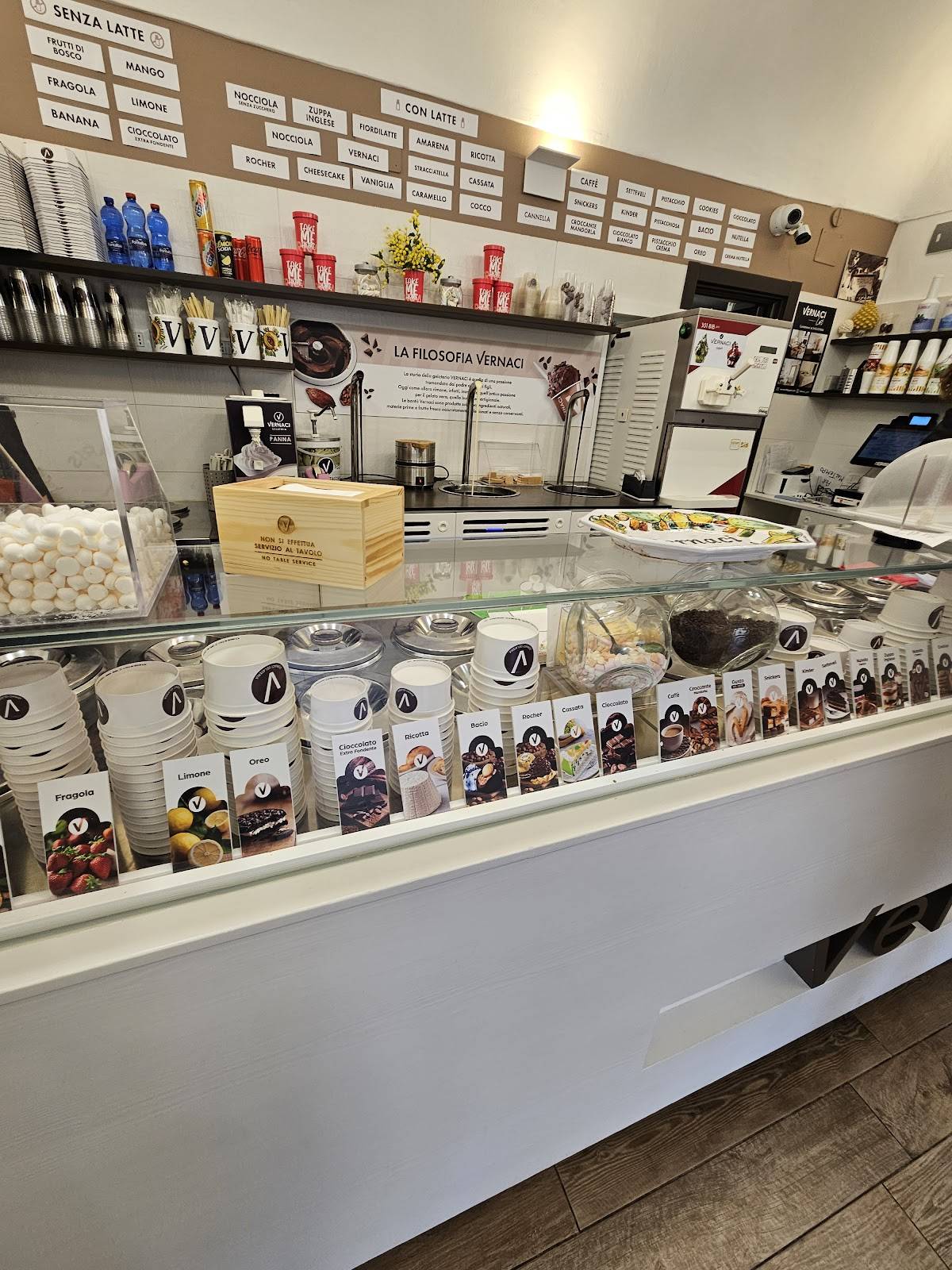 Menu di Gelateria Vernaci 