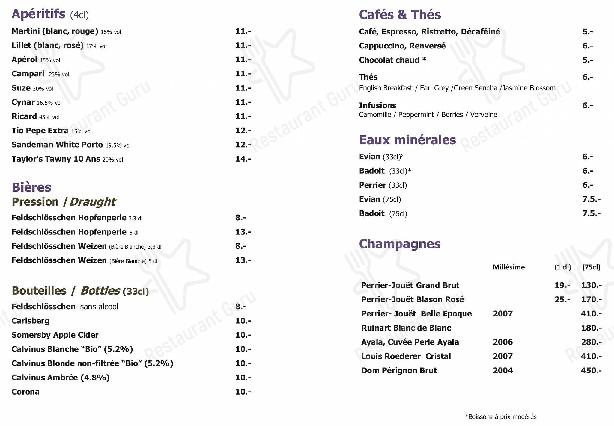 Ночное меню per Hotel N’vy ristorante