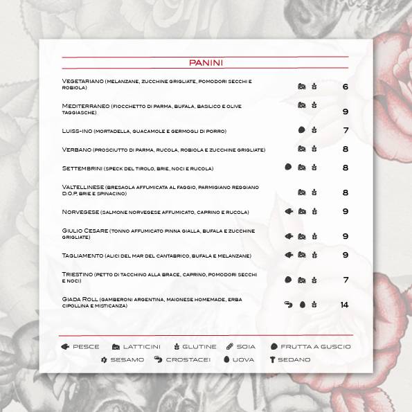 Menu di Giada Food Lab & Drinks 