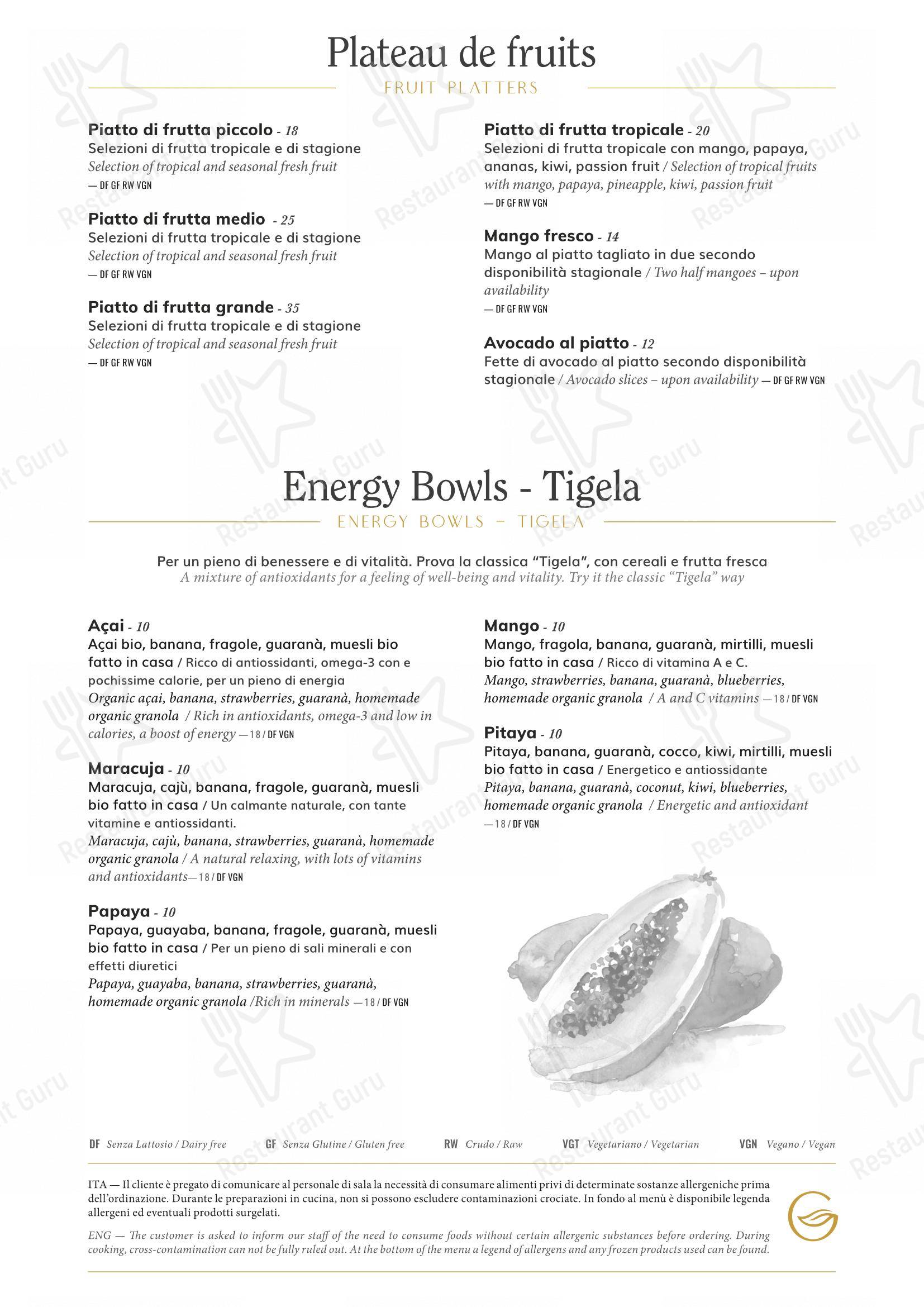 菜单 per Ginger - Spagna pub & bar