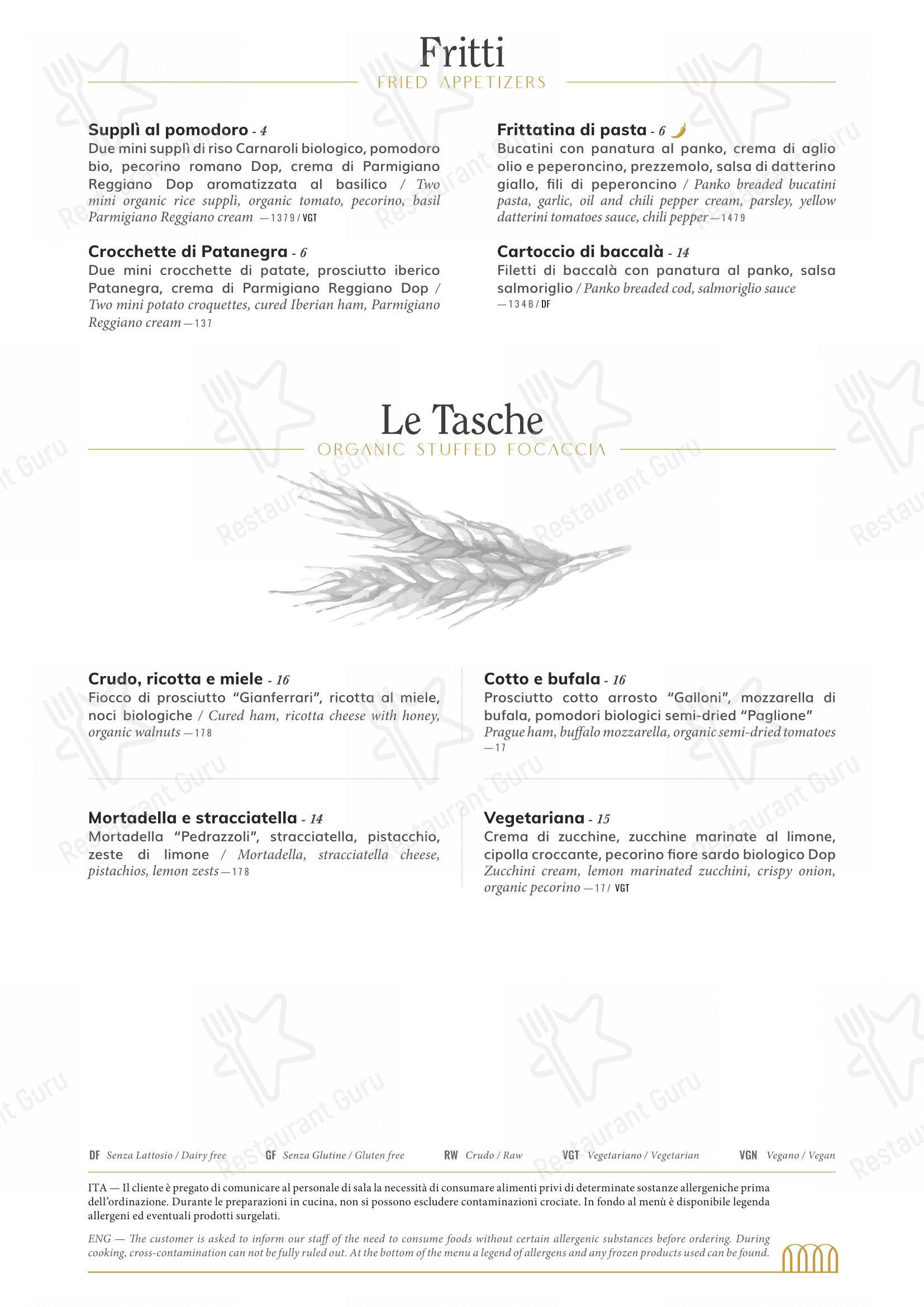 Dinner Menu per Ginger - Spagna pub & bar