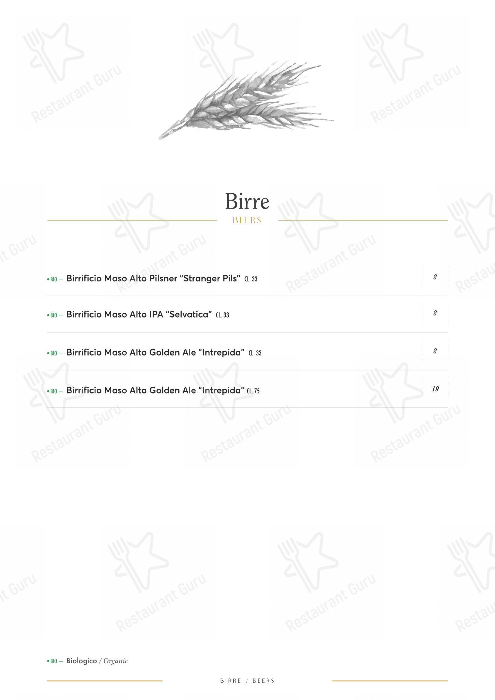 Lunch Menu per Ginger - Spagna in Roma