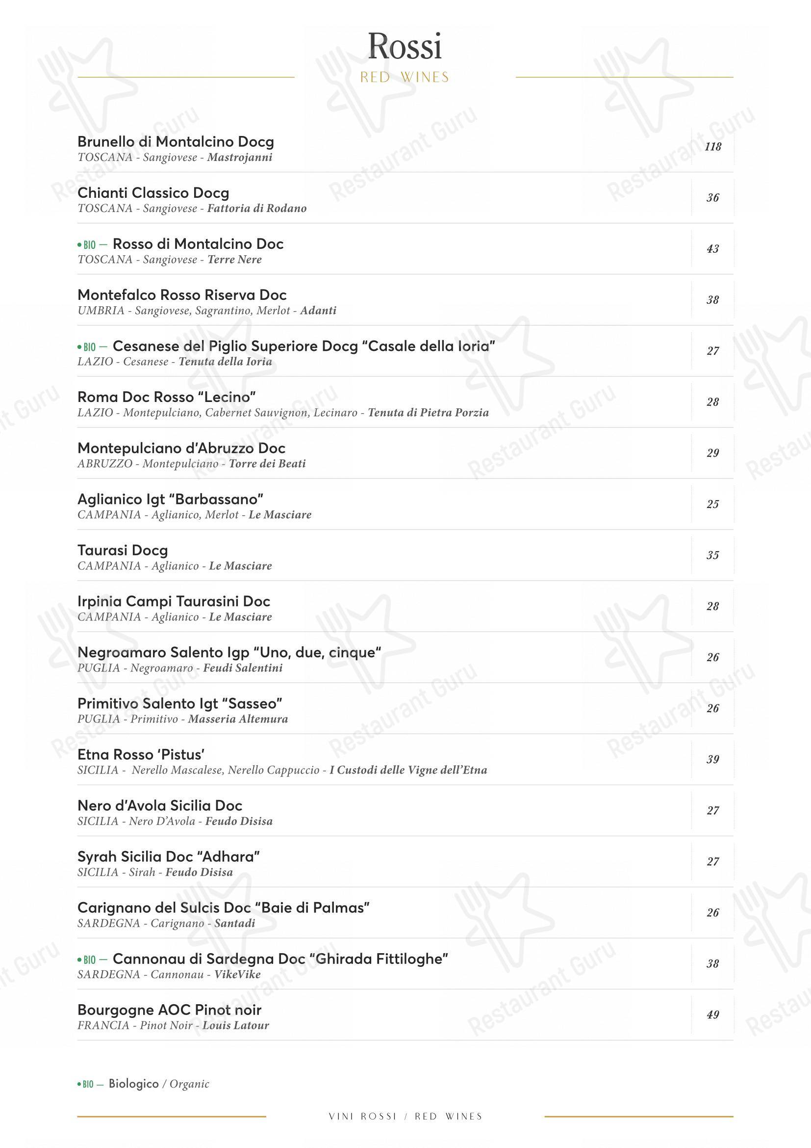 Menu di Ginger - Spagna - Крафт меню